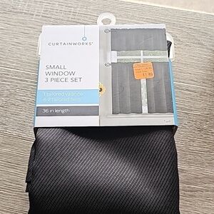Curtainworks Black Window Set